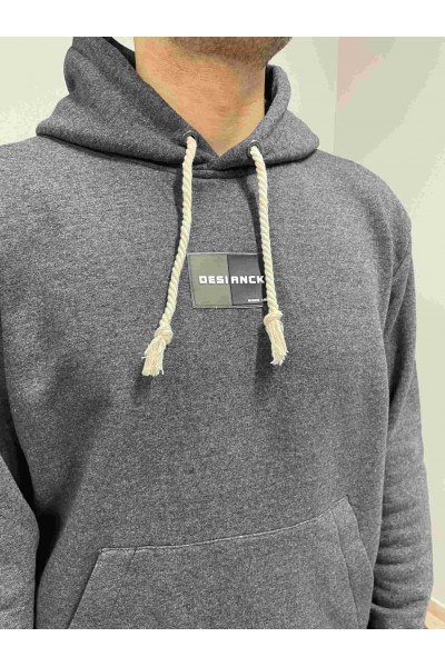 Кофта мужская с капюшоном меланж (№50)