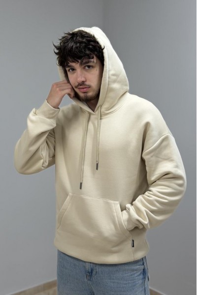 Худі з капюшоном чоловічий бежевий (М0210.4)