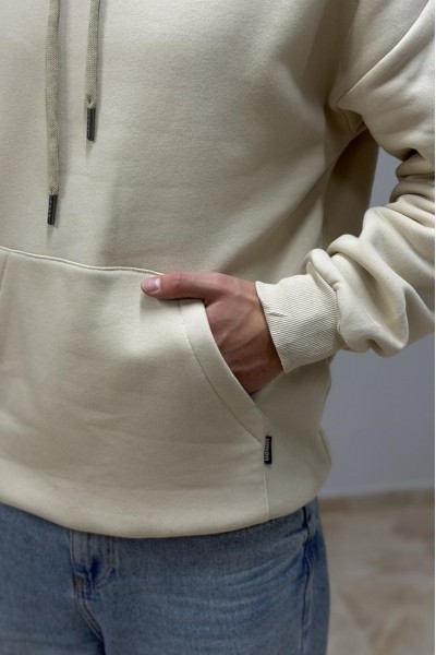 Худі з капюшоном чоловічий бежевий (М0210.4)