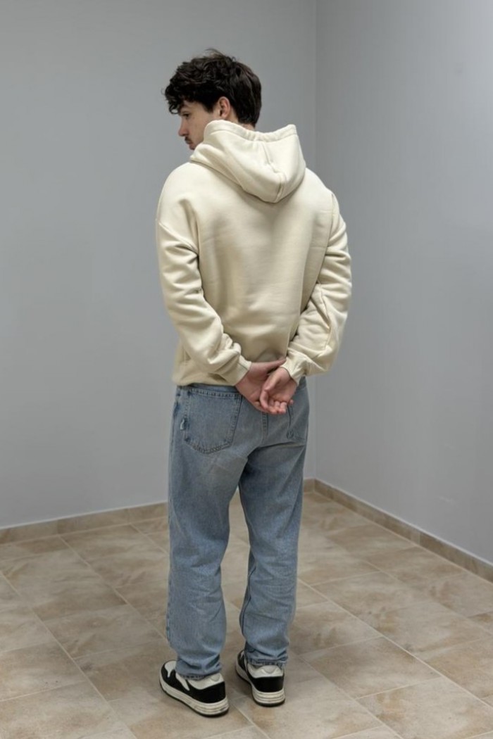 Худі з капюшоном чоловічий бежевий (М0210.4)