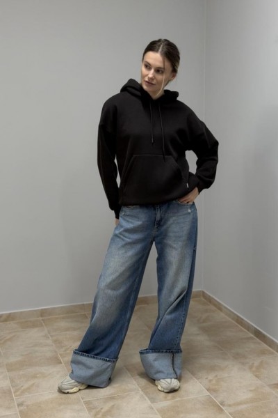 Худі з капюшоном жіночий коричневий (М0211.4)