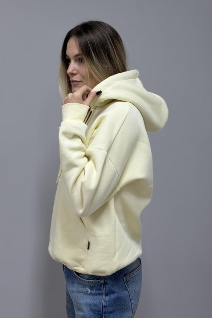 Худі з капюшоном жіночий світлий лимон (М0211.4)