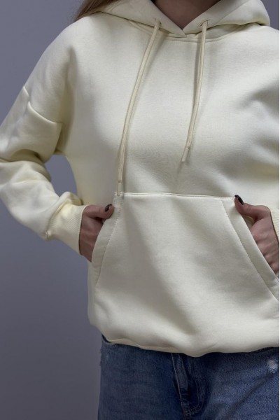 Худі з капюшоном жіночий світлий лимон (М0211.4)