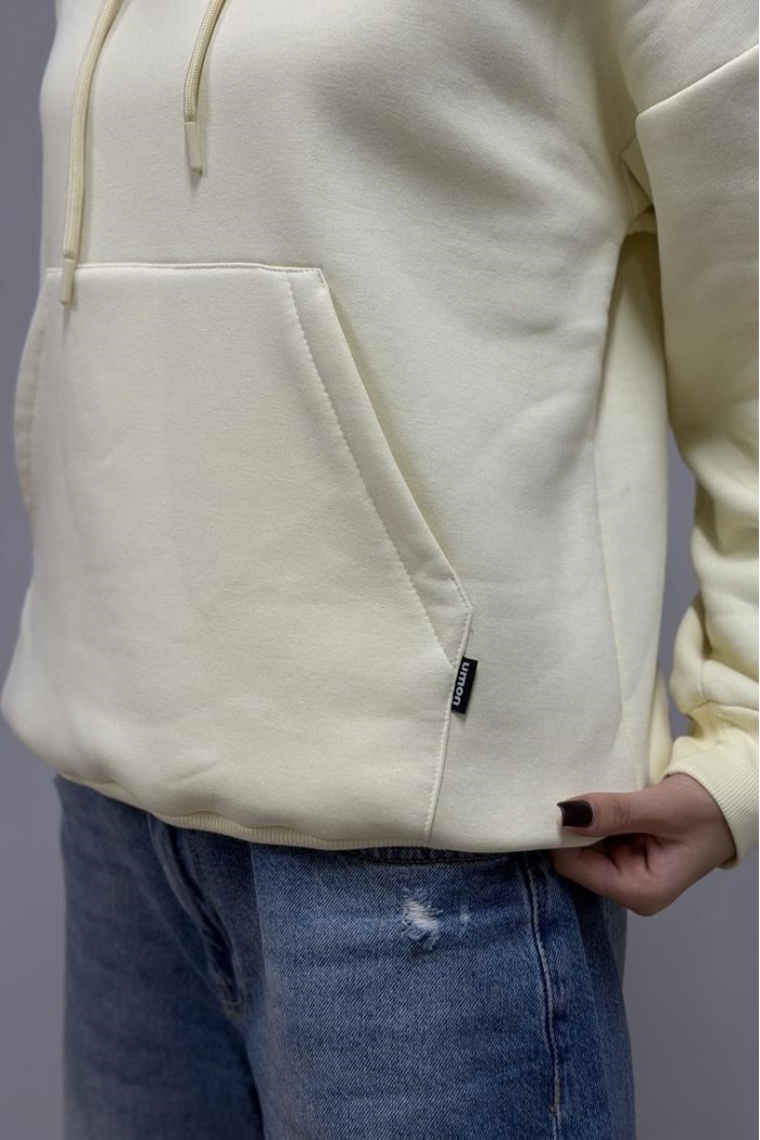 Худі з капюшоном жіночий світлий лимон (М0211.4)