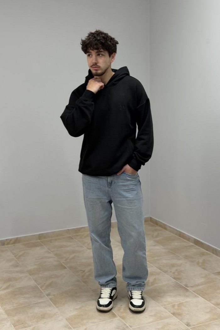 Худи мужской черный (М176.3)