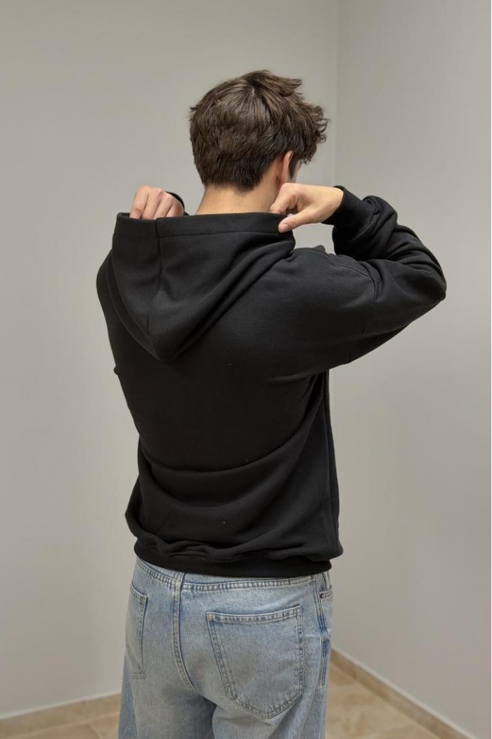 Худи мужской черный (М176.3)