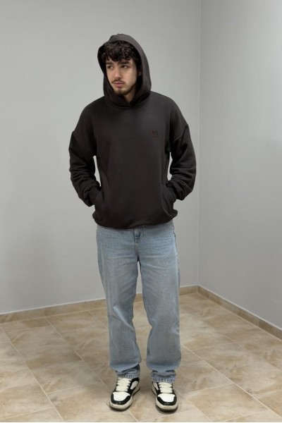 Худи мужской коричневый (М176.3)