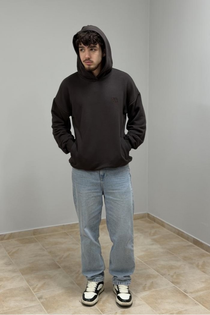 Худи мужской коричневый (М176.3)