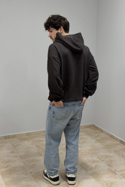 Худи мужской коричневый (М176.3)