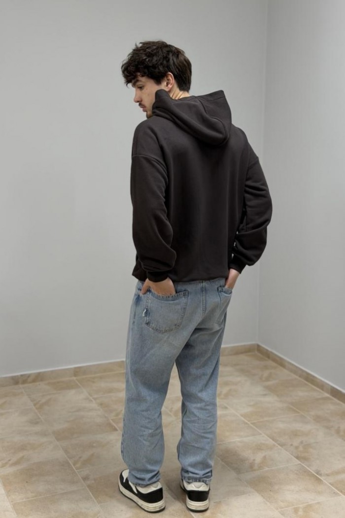 Худи мужской коричневый (М176.3)