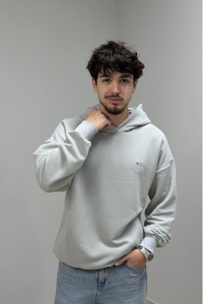 Худи мужской пепельный (М176.3)