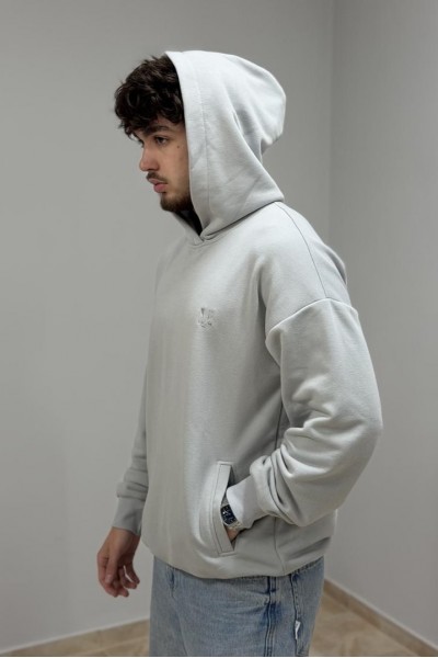 Худи мужской пепельный (М176.3)