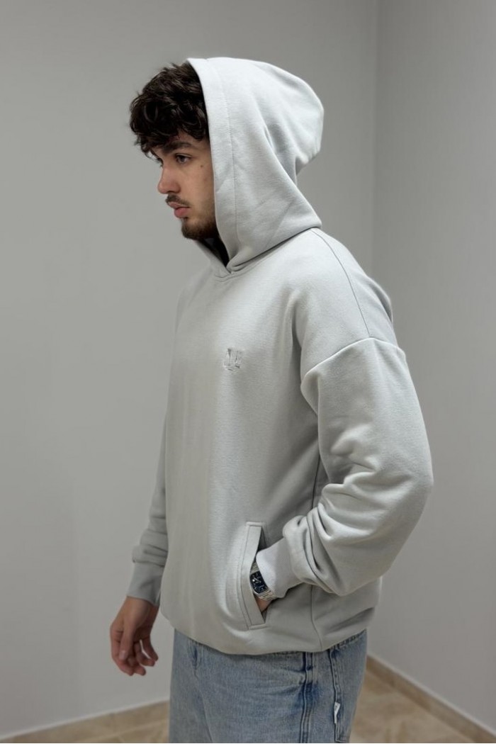 Худи мужской пепельный (М176.3)