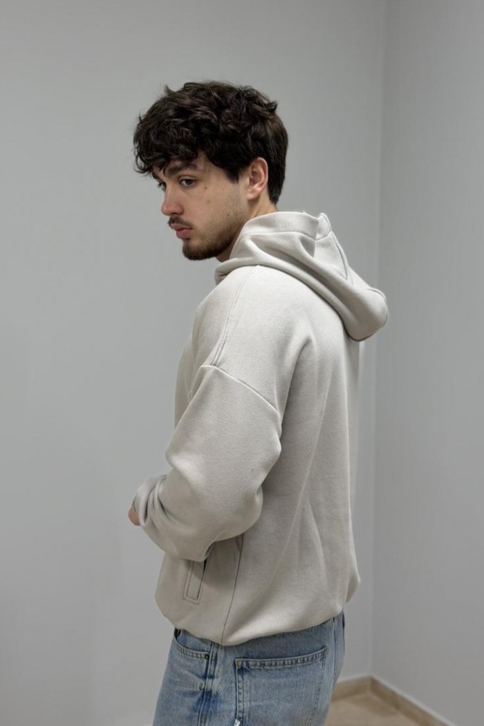 Худи мужской светло-серый (М176.3)