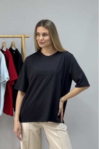 Кофта жіноча з рукавом 3/4 чорна (М189)