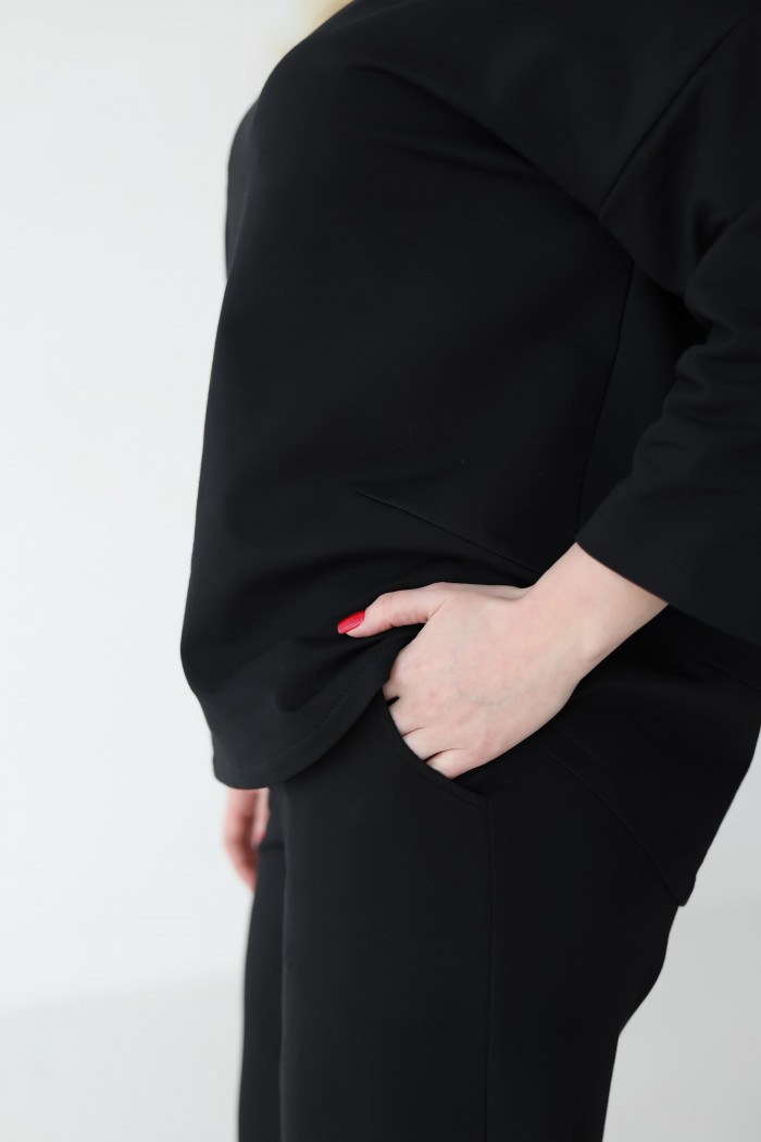 Костюм жіночий М218.2 (2х нитка), чорний