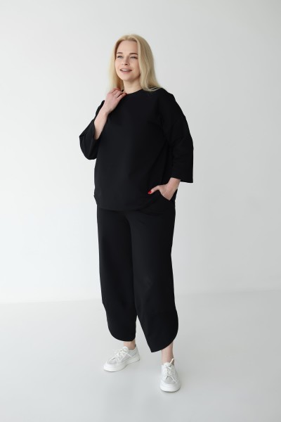 Костюм жіночий М218.2 (2х нитка), чорний