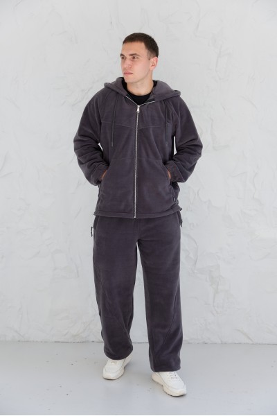Флісовий костюм чоловічий, фуме (М243)