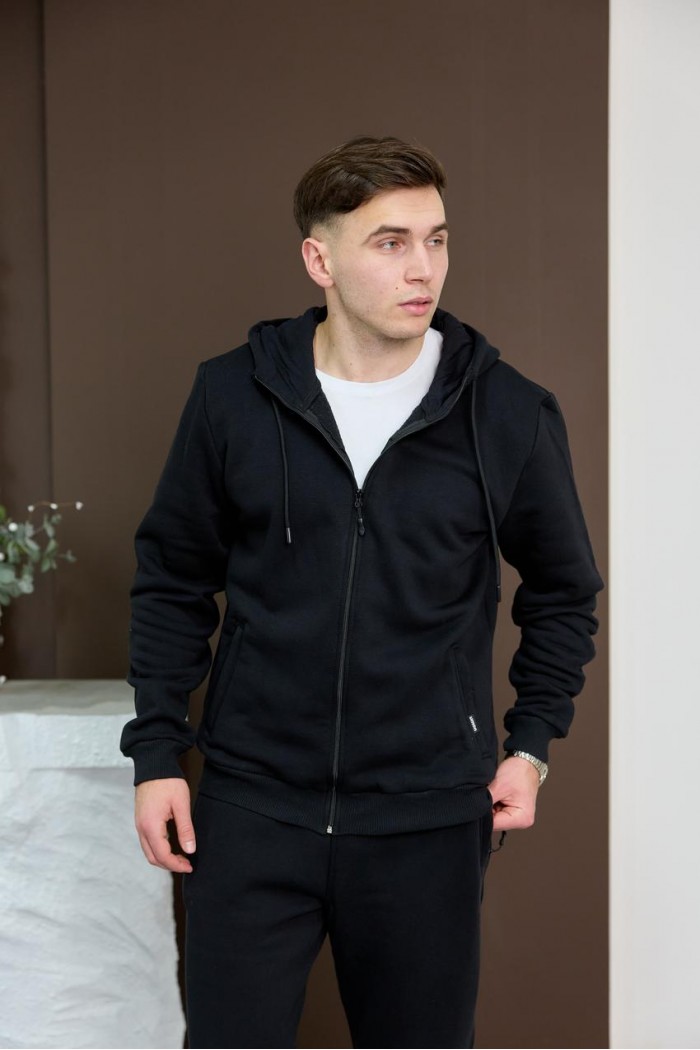 Спортивный костюм мужской черный