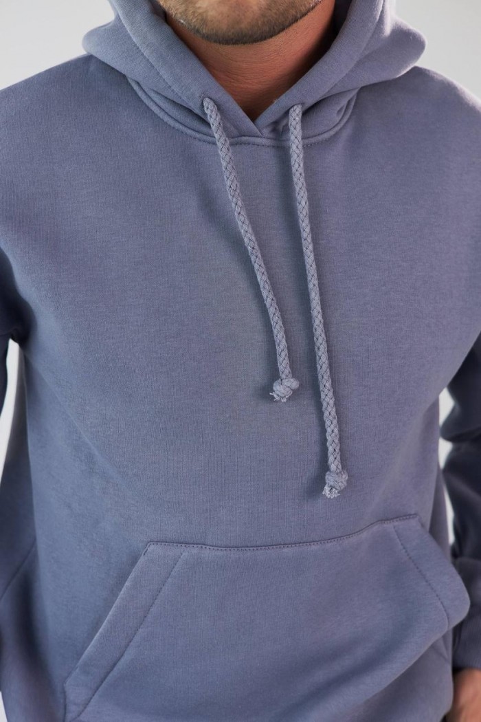 Костюм чоловічий  начос (худі+джогери) сірий (М111.4)