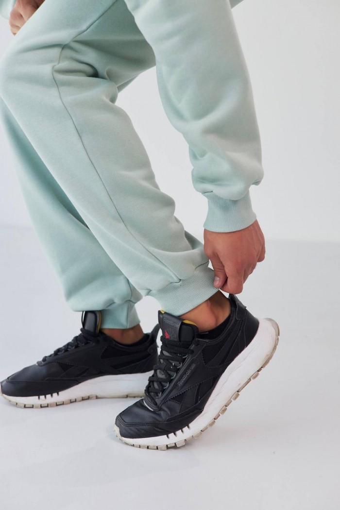 Костюм чоловічий  начос (худі+джогери) світла оливка (М111.4)