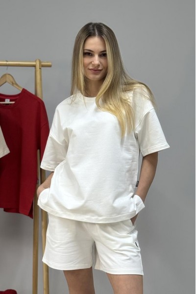 Костюм женский летний с шортами и футболкой (М160)