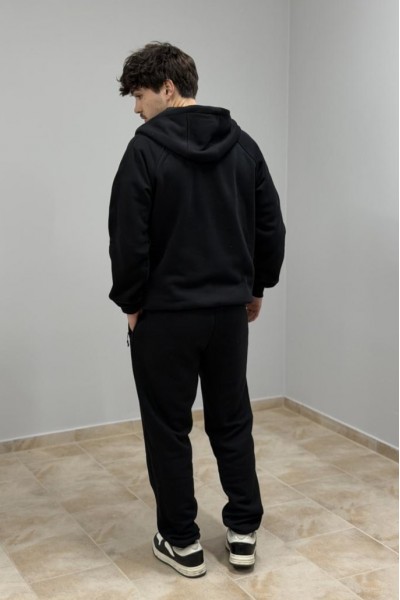 Костюм чоловічий на флісі чорний (М209.4)