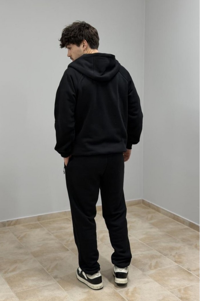 Костюм чоловічий на флісі чорний (М209.4)