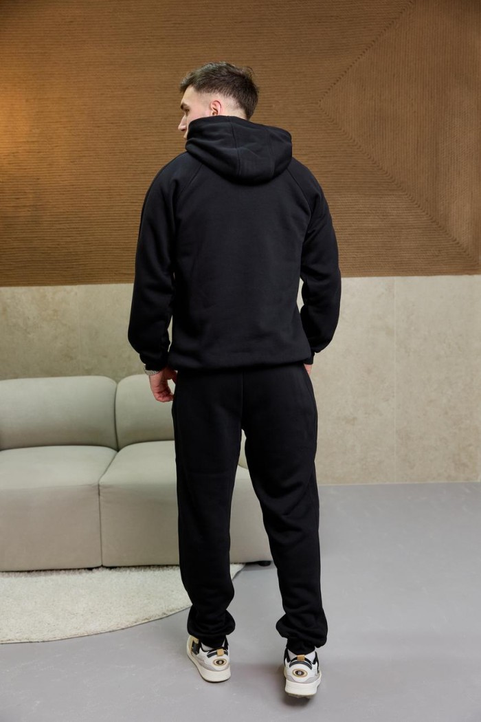 Костюм чоловічий на флісі чорний (М209.4)