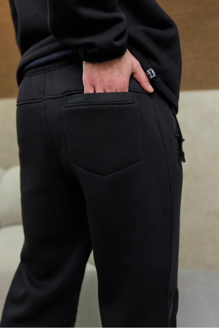 Костюм чоловічий з начосом чорний (М212.4)