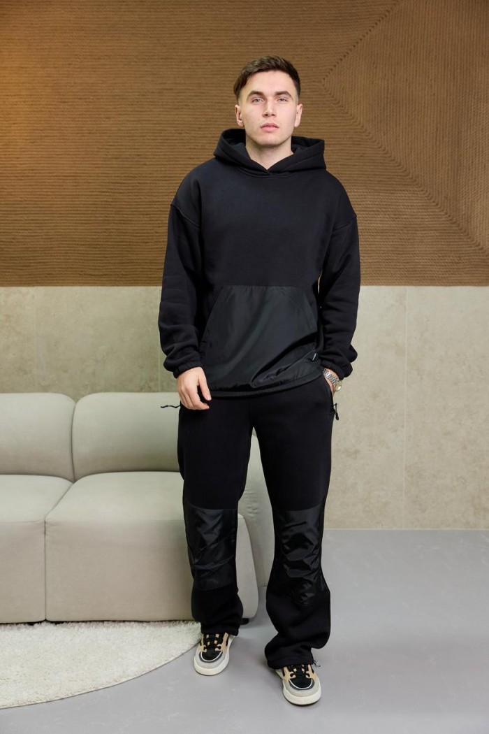 Костюм чоловічий з начосом чорний (М212.4)