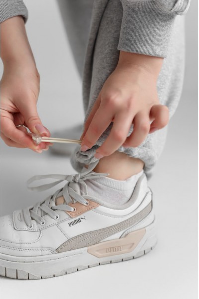 Костюм на молнии oversize М222.3 (3-нитка), меланж