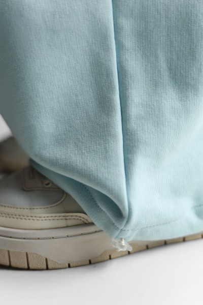 Костюм на молнии oversize М222.3 (3-нитка), небесно-голубой