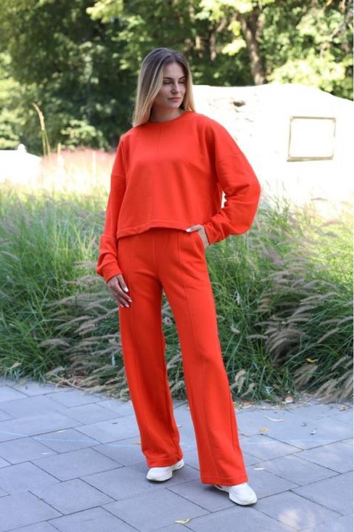 Костюм жіночий 3-х нитка корал (М87)