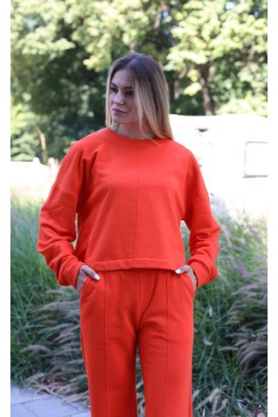 Костюм жіночий 3-х нитка корал (М87)