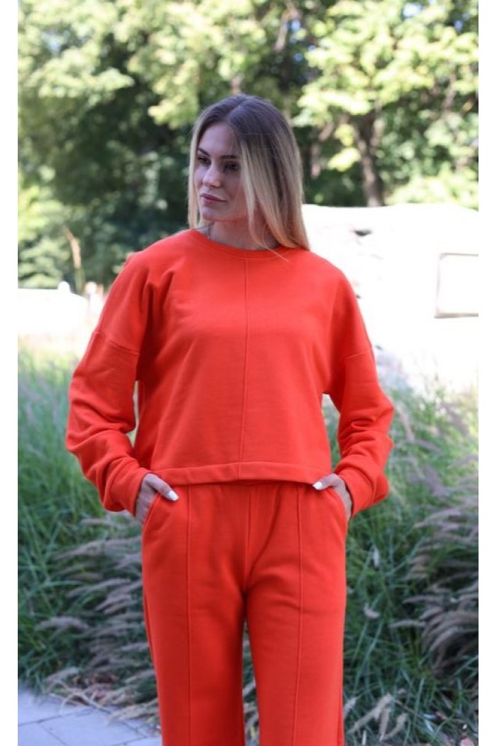 Костюм жіночий 3-х нитка корал (М87)