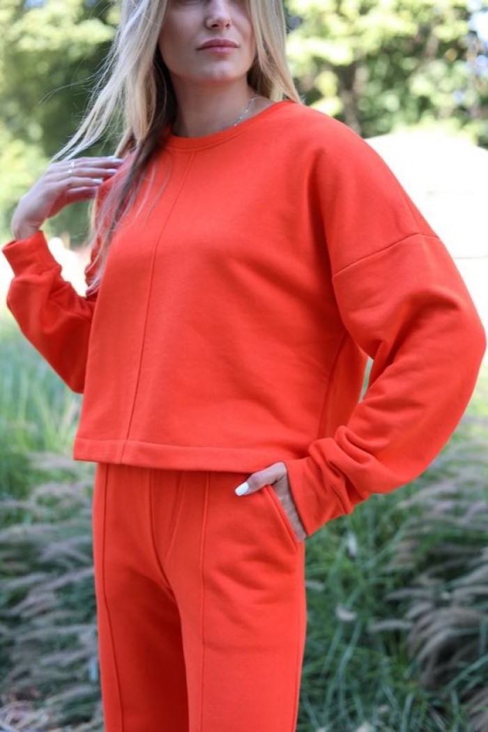 Костюм жіночий 3-х нитка корал (М87)