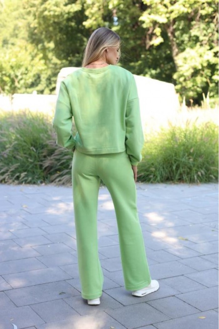 Костюм жіночий 3-х нитка фісташка (М87)