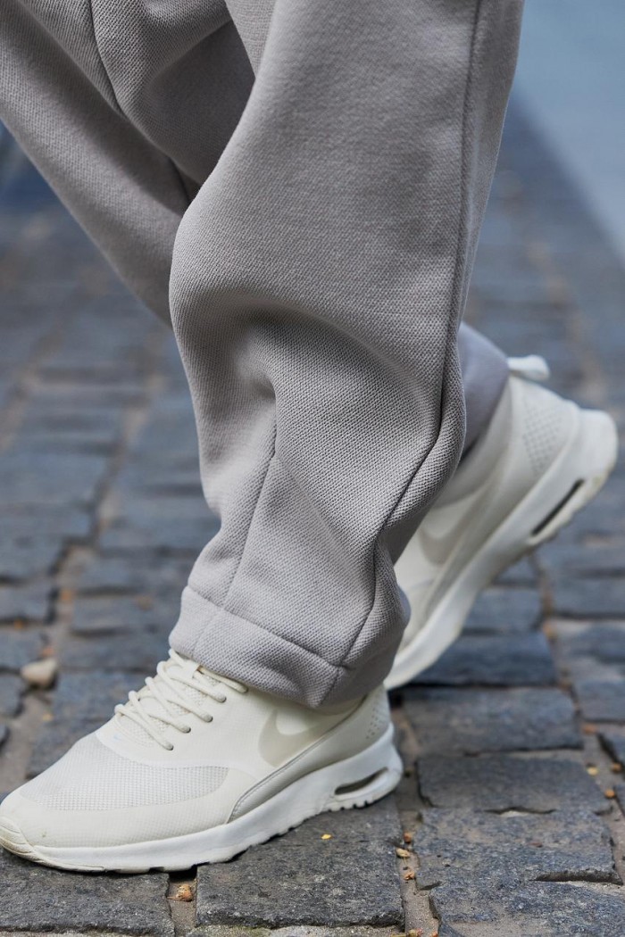 Штани жіночі лакоста світло-сірі (М198.4)