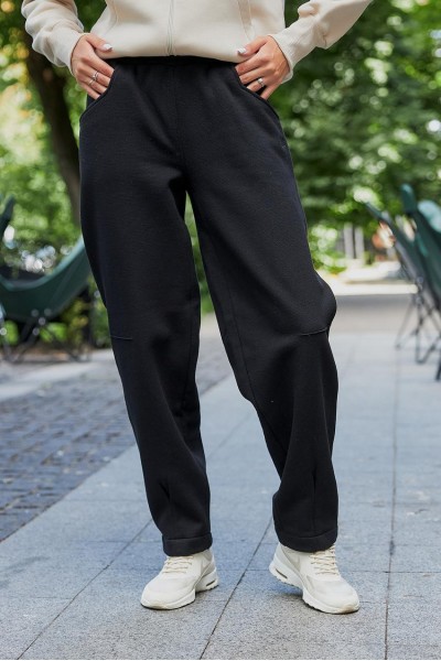 Штани жіночі лакоста чорні (М198.4)