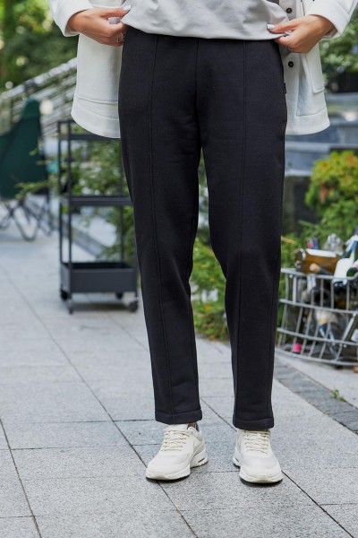 Штани жіночі лакоста чорні (М198.4)