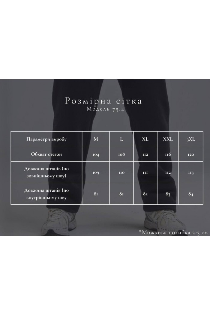 Спортивные штаны мужские прямые с начесом синие (М75)