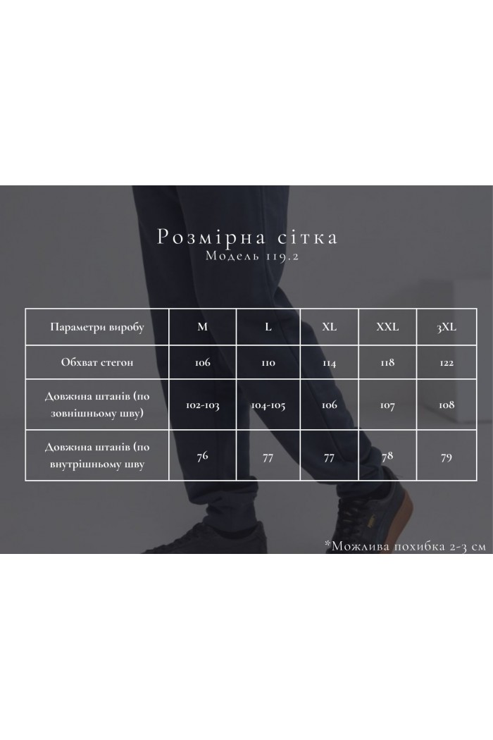Спортивні чоловічі штани М119.2 чорні Спортивні чоловічі штани М119.2 чорні