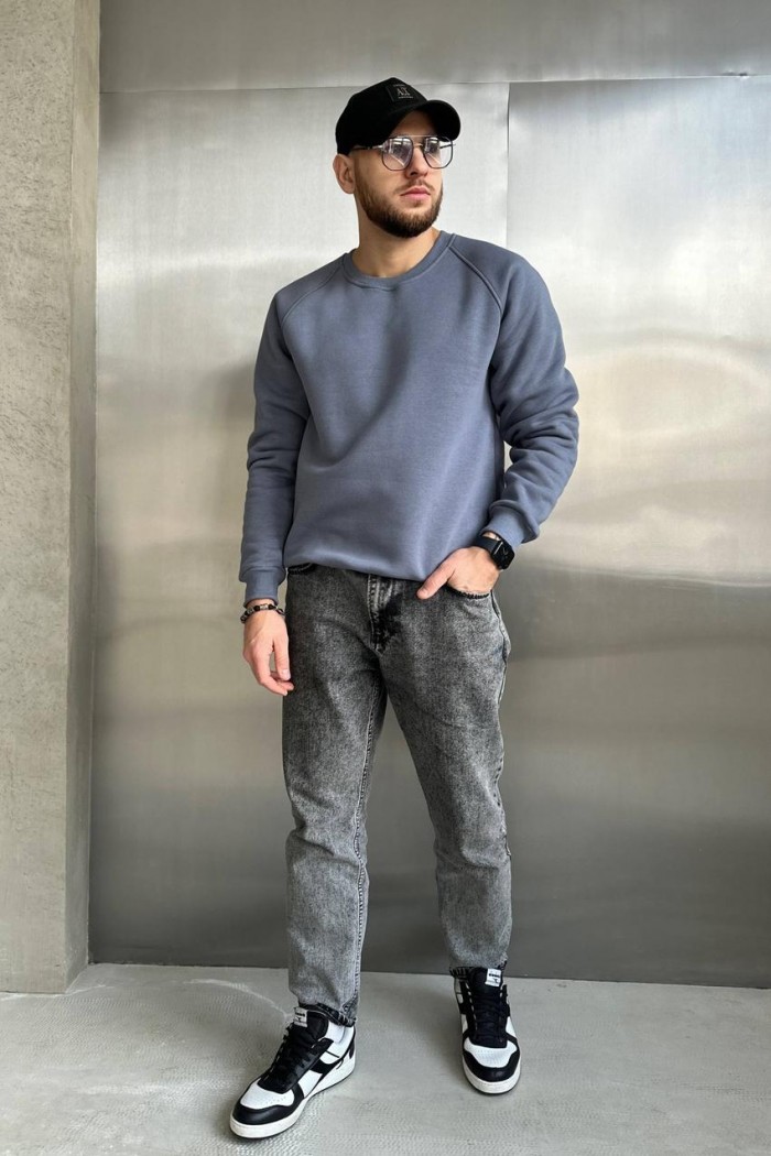 Світшот чоловічий сірий (М138.3)