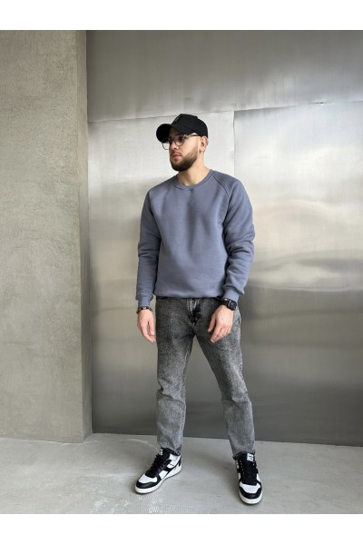 Світшот чоловічий сірий (М138.4)