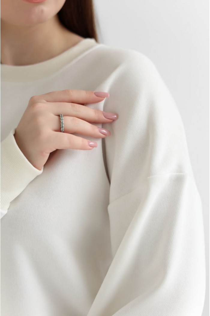 Женский свитшот М167.3 (3-нитка), крем