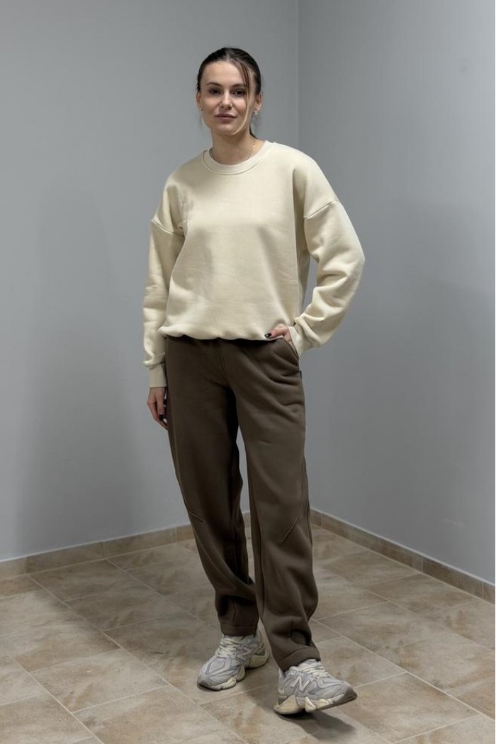 Світшот жіночий бежевий